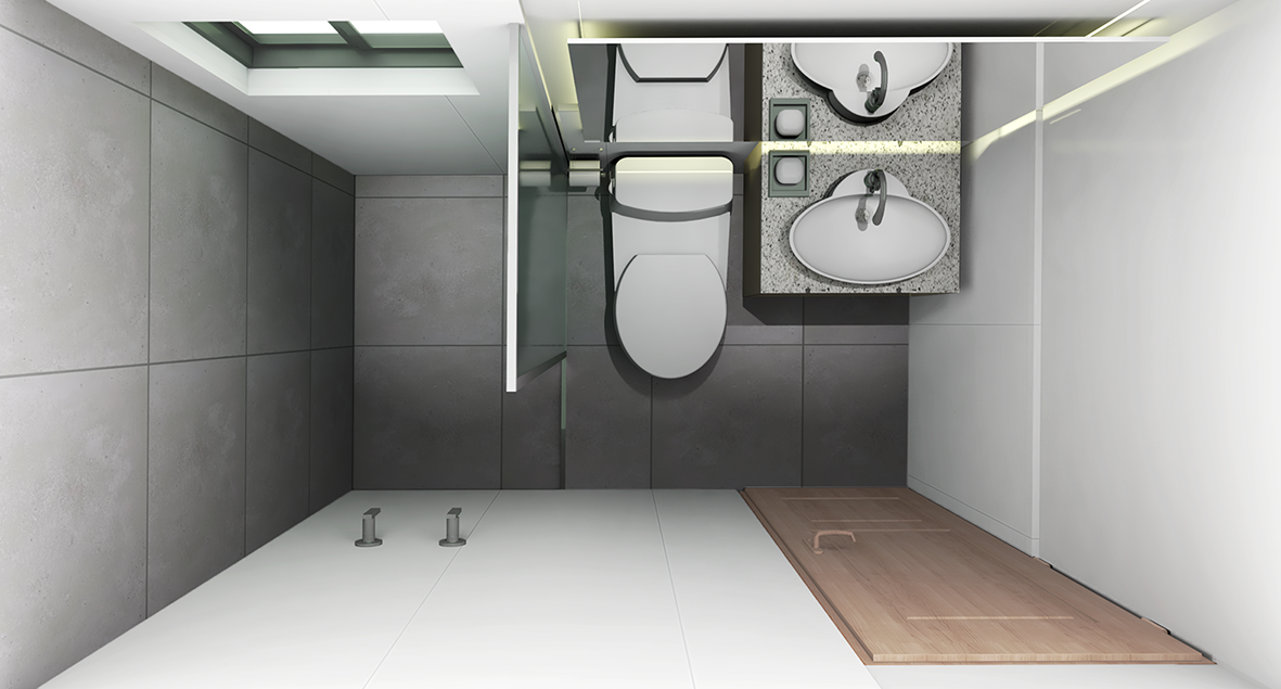Bathroom floorplan