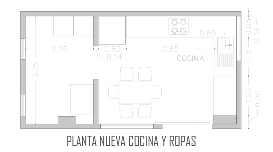 Kitchen proposal floorplan